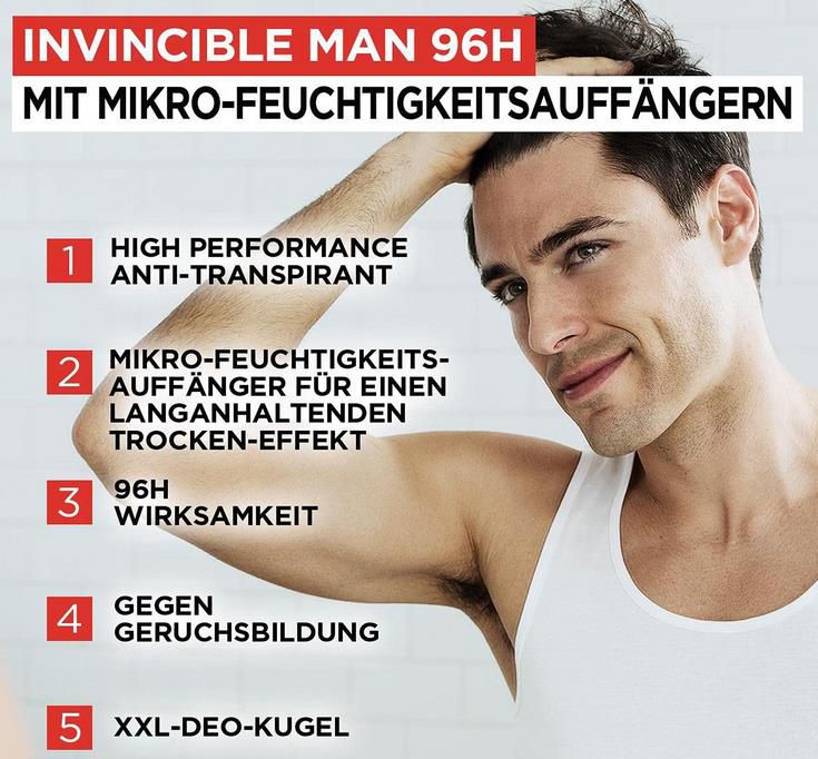 6er Pack LOréal Men Expert High Performance Invincible Man Deo, 50 ml ab 7,92€ (statt 10€)   Prime Sparabo