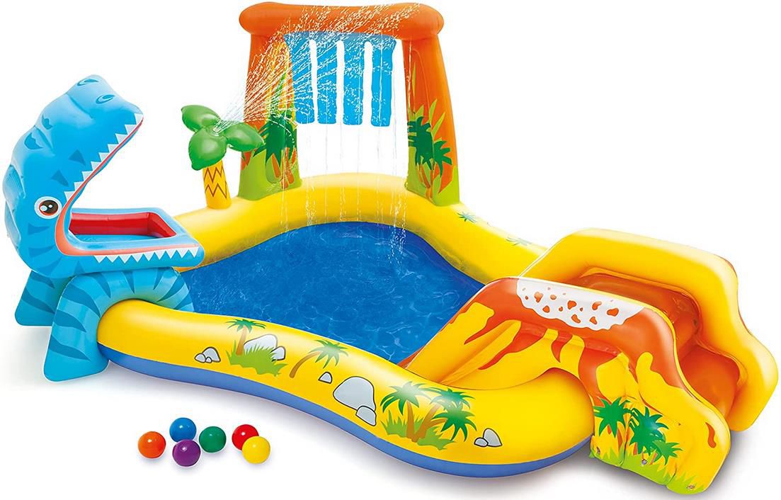 Intex Dinosaurier Playcenter mit Rutsche für 31,99€ (statt 42€)