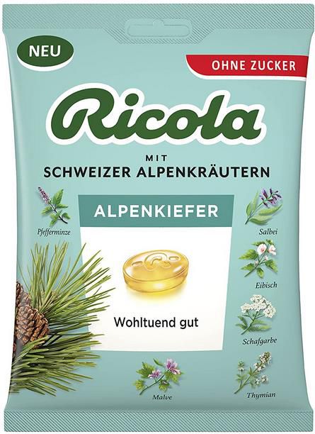 75g Beutel Ricola Alpenkiefer Kräuterbonbons ohne Zucker ab 1,51€ (statt 2€)   Prime Sparabo