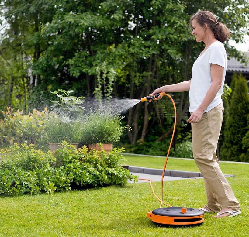 Fiskars Waterwheel S Schlauchtrommel mit 15m Schlauch für 49,99€ (statt 59€)