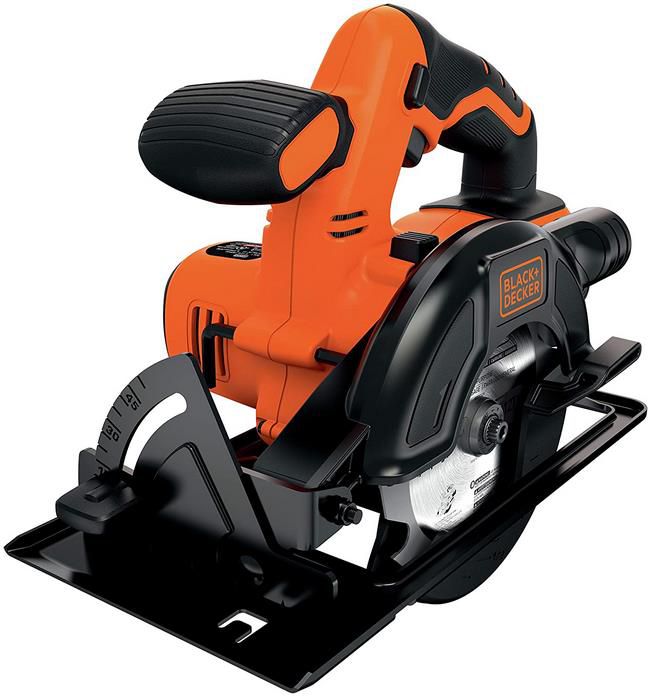 Black+Decker BDCCS18E1 QW Akku Handkreissäge, 18Volt, 2,5Ah für 69,90€ (statt 100€)