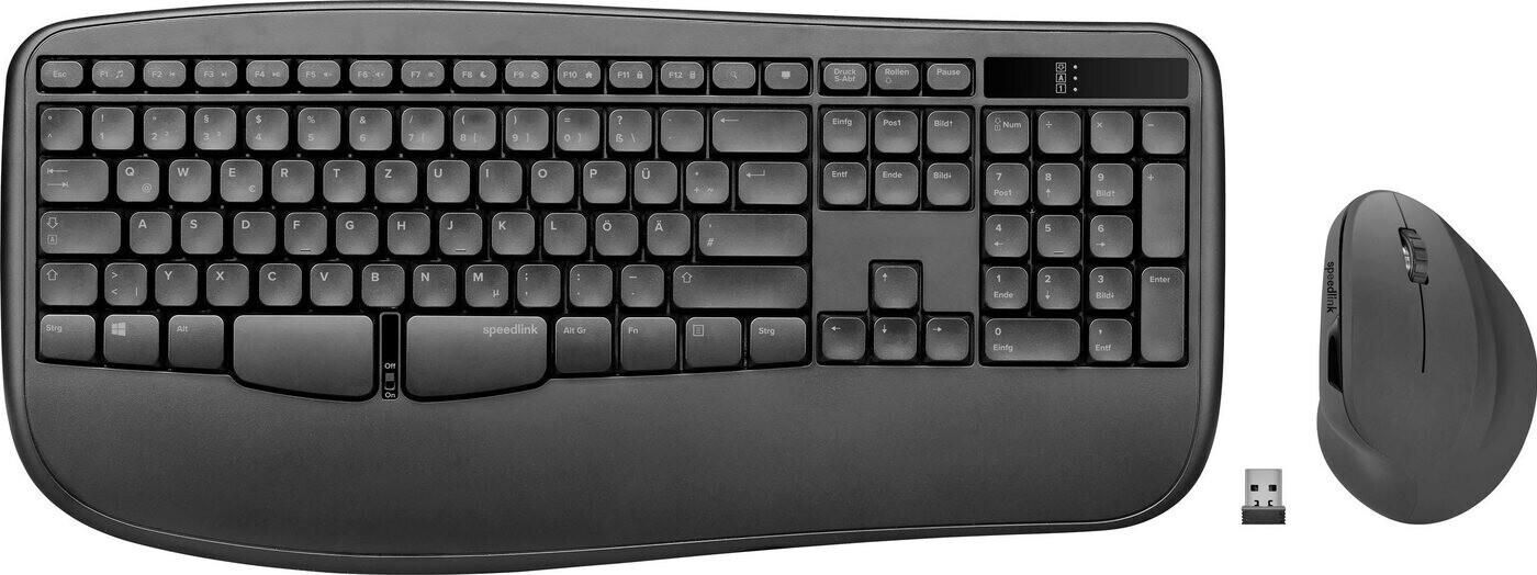 Speedlink Piavo Ergonomic Deskset mit Tastatur und Maus für 20€ (statt 32€)