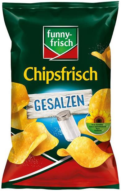 10x funny frisch Chipsfrisch gesalzen (150g) für 10,64€ (statt 18€)