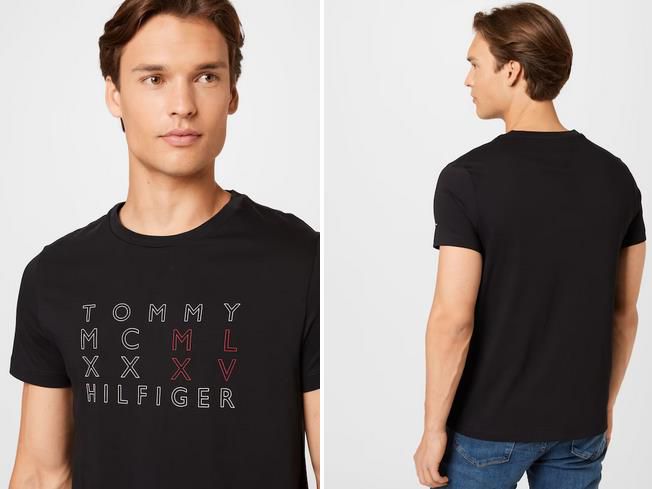 Tommy Hilfiger T Shirt mit Brustprint für 33€ (statt 40€)