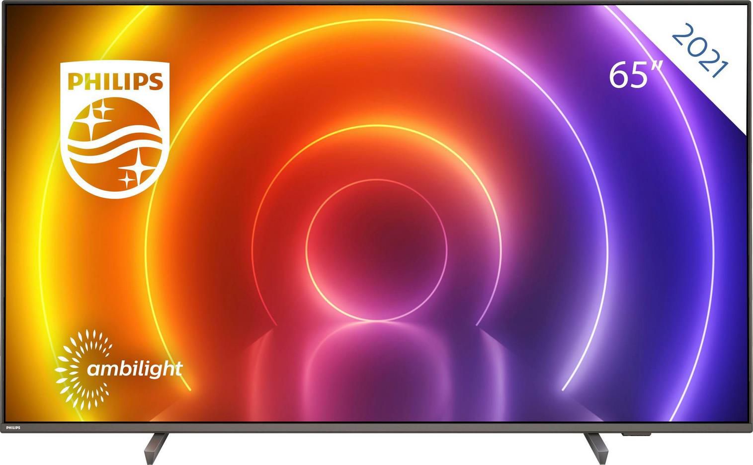 Philips 65PUS8106/12 65 Zoll 4K LED Fernseher mit 3 seitigem Ambilight für 629,94€ (statt 729€)