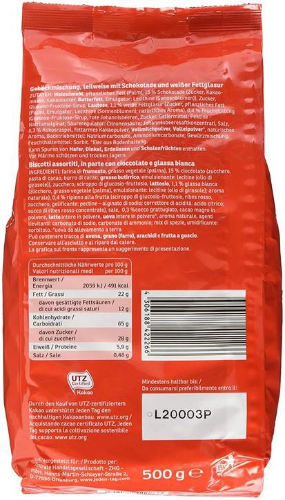 Jeden Tag Gebäckmischung, 500 g ab 1,03€ (statt 1,49€)   Prime Sparabo