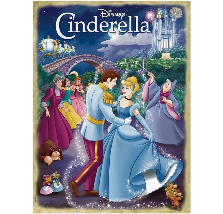 Jumbo Spiele Disney Cinderella Puzzle mit 1.000 Teilen für 8,99€ (statt 15€)   Prime