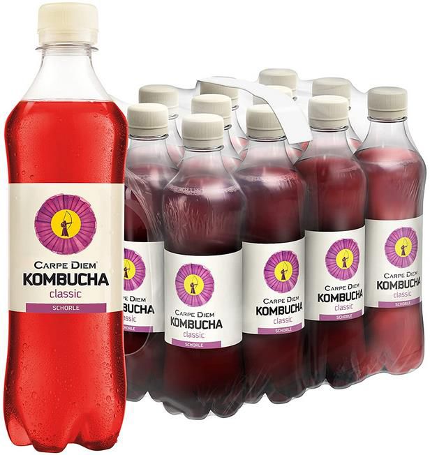 12er Pack Carpe Diem Kombucha Classic, 500 ml ab 10,94€ zzgl. Pfand (statt 15€)