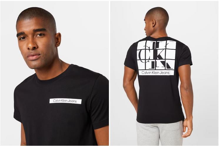 Calvin Klein T Shirt mit Front  und Rückenprint für 29,90€ (statt 40€)