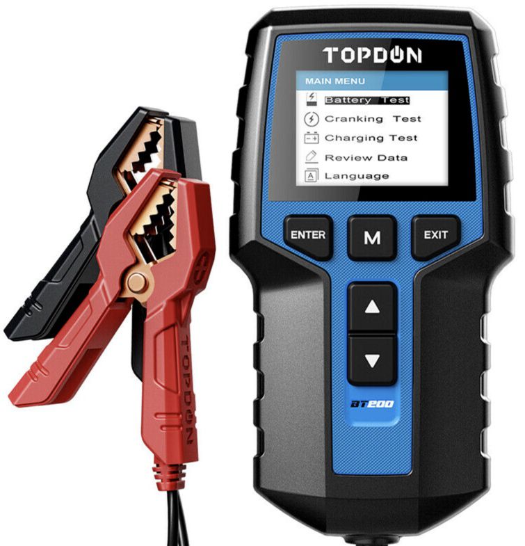 Topdon BT200 100–2000 CCA Kfz Batterietester inkl. Klemmen für 41,99€ (statt 67€)