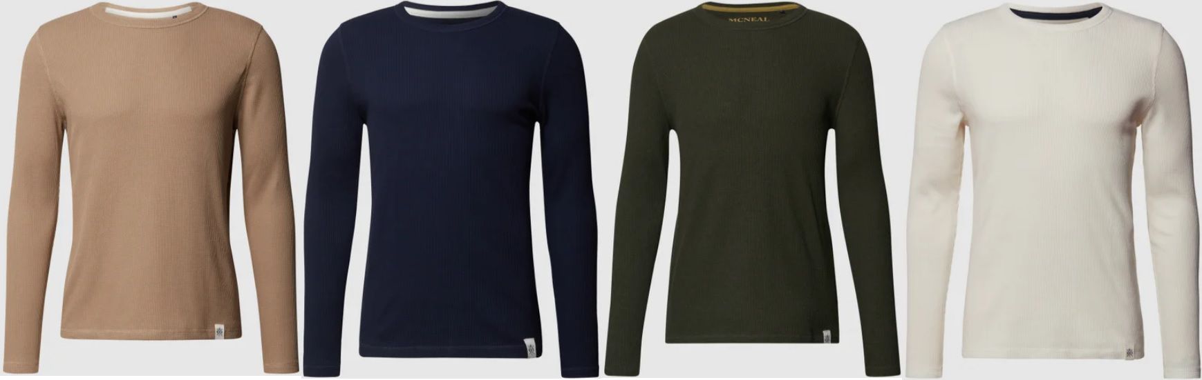 MCNEAL Longsleeve aus Bio Baumwollmischung in verschiedenen Farben für 5,09€ (statt 19,99€)