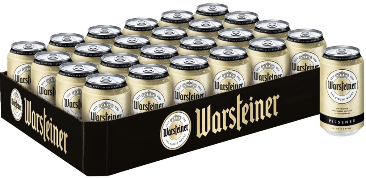 24x Warsteiner Premium Pilsener (je 0,33l Dose) ab 13,49€ (statt 18€)