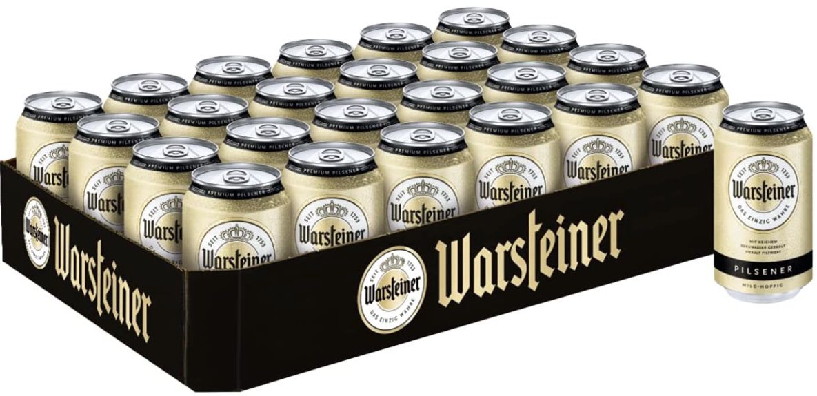 24x Warsteiner Premium Pilsener (je 0,33l Dose) ab 10,79€ (statt 18€)