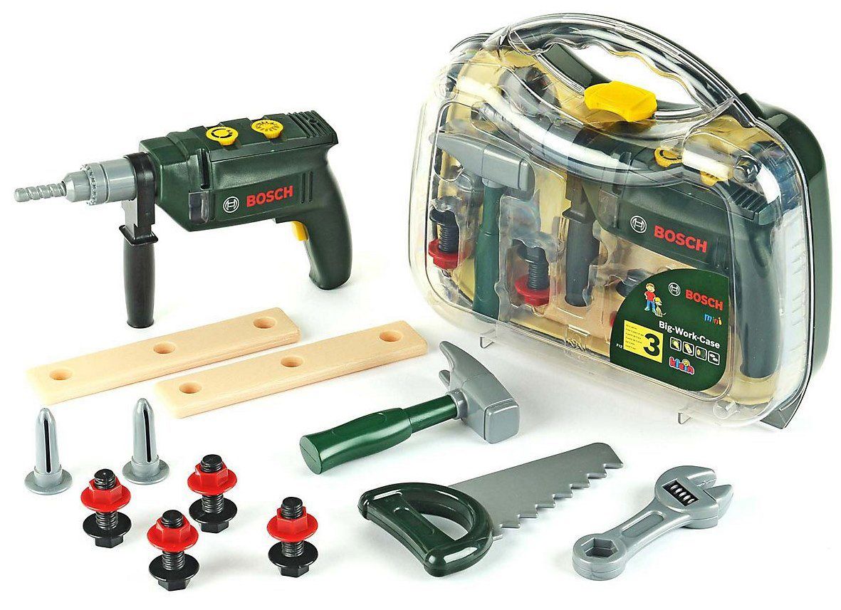 Theo Klein 8416 Bosch Werkzeugkoffer mit 16 Teilen für 23,96€ (statt 32€)