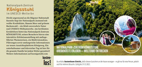 Gratis: Eintrittskarte für das Nationalpark Zentrum Königsstuhl