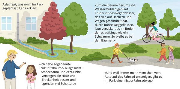 Gratis Pixi Buch: Landschaftsarchitektin Lena plant einen Park für alle