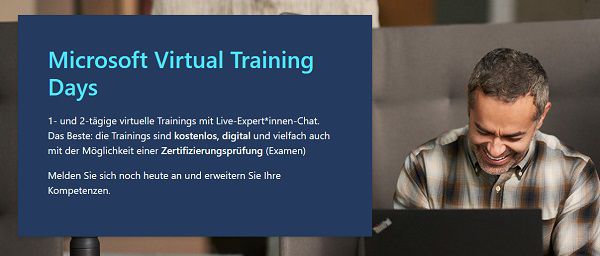 Microsoft Virtual Training Days: Gratis Kurse mit Zertifizierung