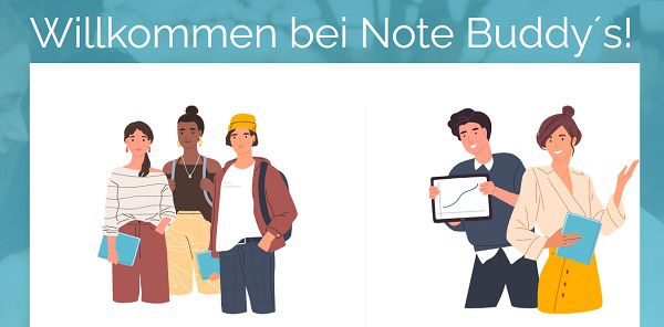 Gratis: Note Buddy’s   Collegeblöcke für Studierende/Schüler