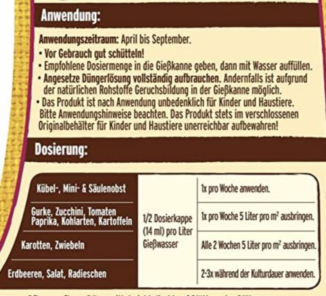 Substral Naturen Bio organischer Obst  & Gemüsedünger für 6,20€ (statt 12€)