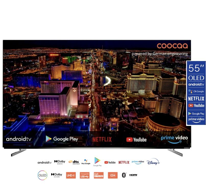 Coocaa 55S8G/M &#8211; 55 Zoll OLED UHD Fernseher + TP Link für 499,99€ (statt 603€) &#8211; B-Ware