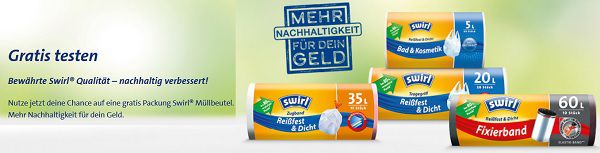 Swirl® Müllbeutel kostenlos ausprobieren