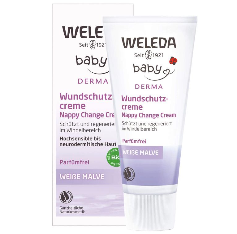 WELEDA Bio Baby Derma Weiße Malve Wundschutzcreme (50ml) für 3,85€ (statt 8€)   Prime