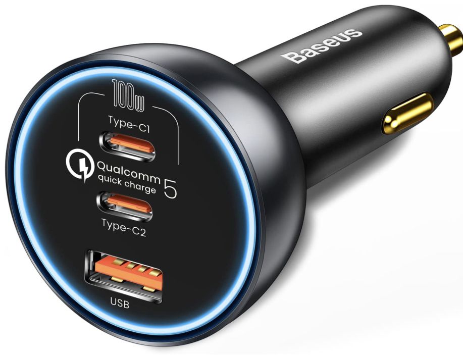 Baseus 160W Kfz Ladegerät mit 2x USB C & 1x USB Port mit QC 5.0 & PD 3.0 für 26€ (statt 45€)