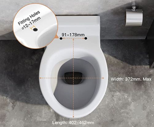 WC Sitz mit Absenkautomatik & Schnellverschluss für 19,99€ (statt 35€)
