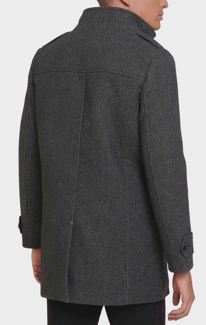 Tom Tailor Mantel aus Wollmischung mit Klappkragen für 46,41€ (statt 64€)   nur L & XXL