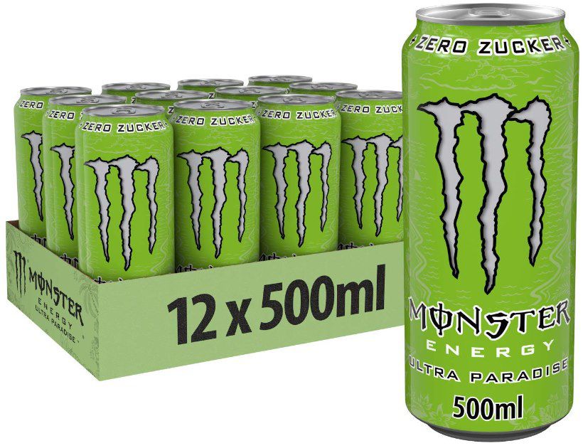 12x Monster Energy Ultra Paradise Zero für 11,69€ (statt 18€) + zzgl. 3€ Pfand