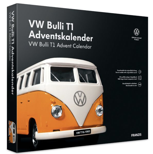 Franzis VW Bulli (1:43) Modellbausatz Adventskalender für 40€ (statt 46€)