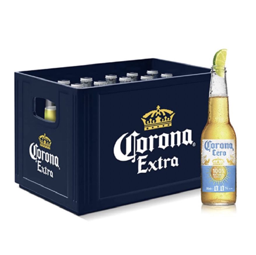 24x Corona Cero 0,0% Alkoholfrei Premium Lager für 19,94€ + Pfand
