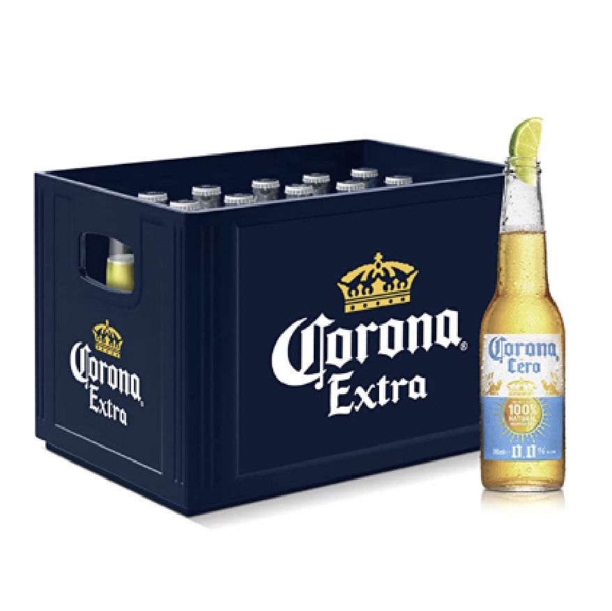 24x Corona Cero 0,0% Alkoholfrei Premium Lager für 19,47€ (statt 28€)