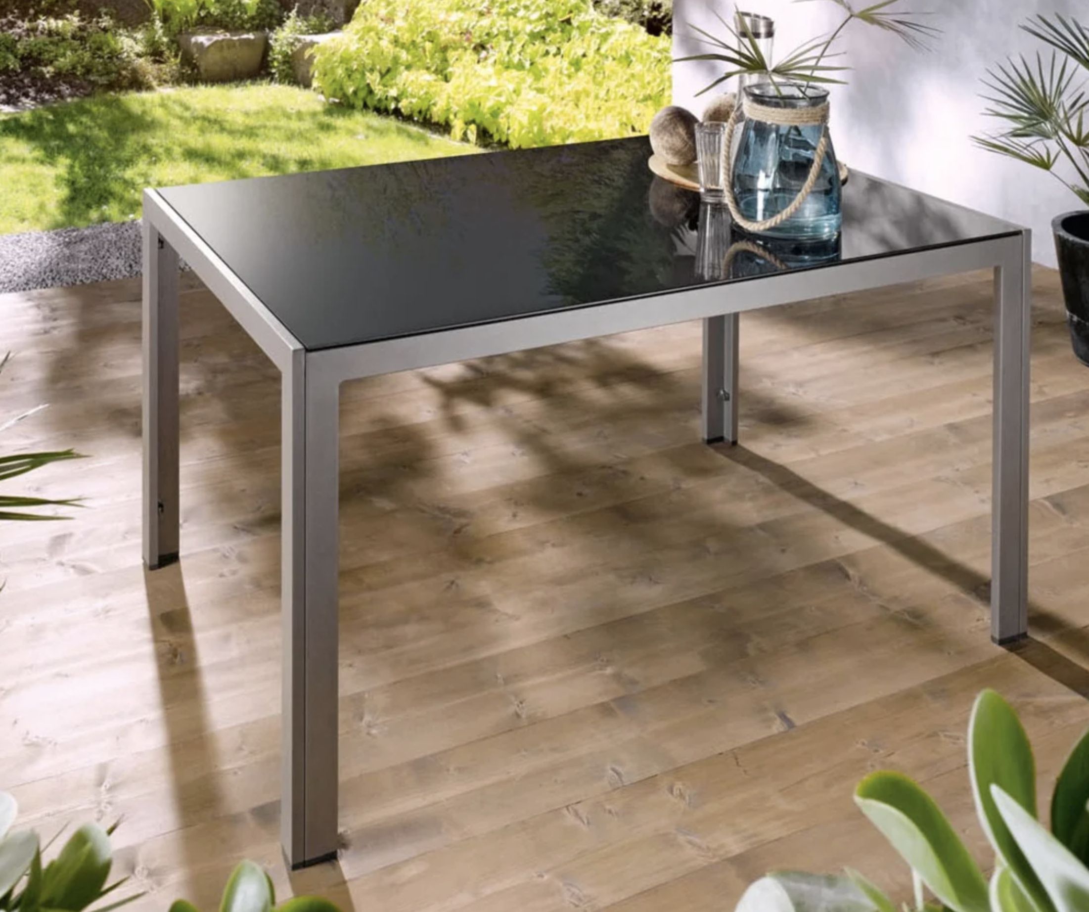 Livarno Houston Alu-Gartentisch mit Wendetischplatte 74,89€ 95€) (statt für