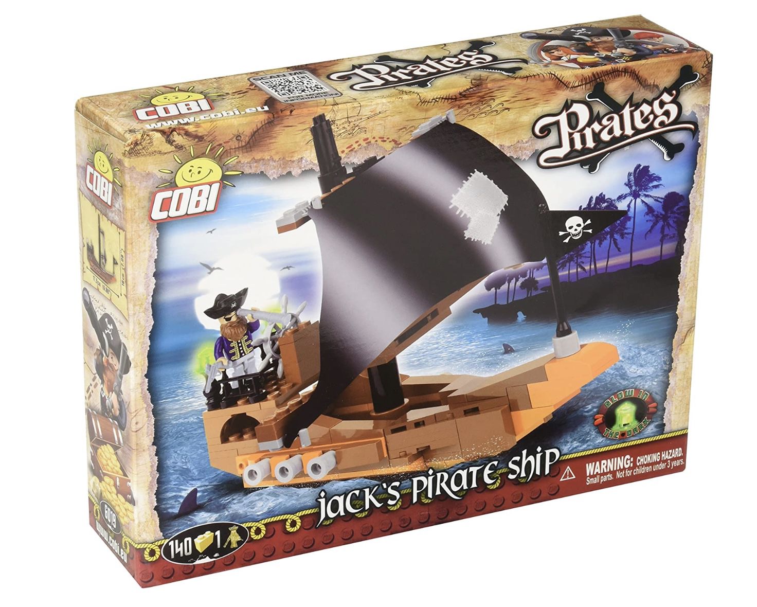 Cobi 6019 Jack`s Pirate Ship für 7,99€ (statt 16€)   Prime