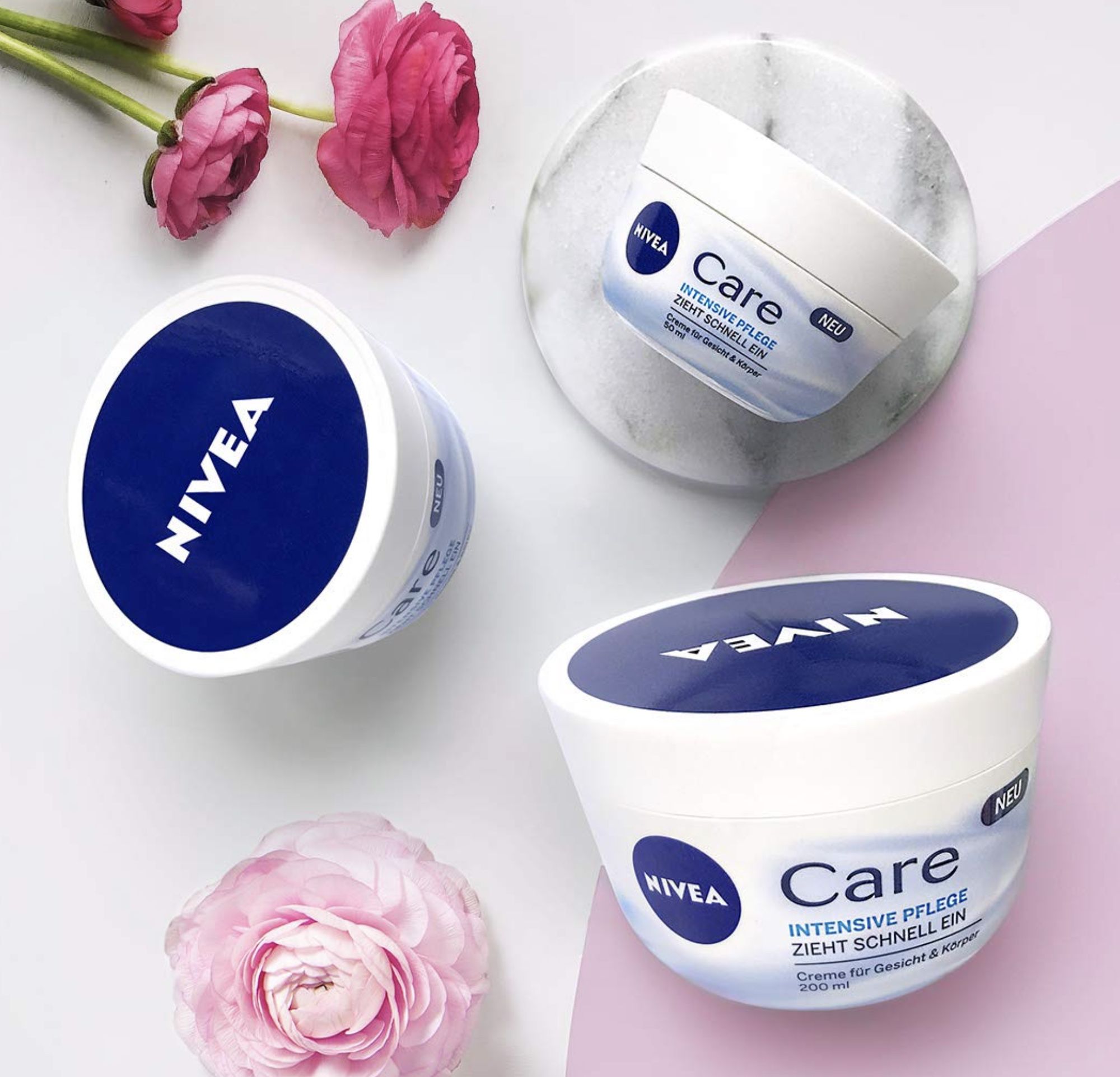 400ml NIVEA Creme für Körper & Gesicht Care Intensive Pflege für 4,55€ (statt 7€)   Prime Sparabo