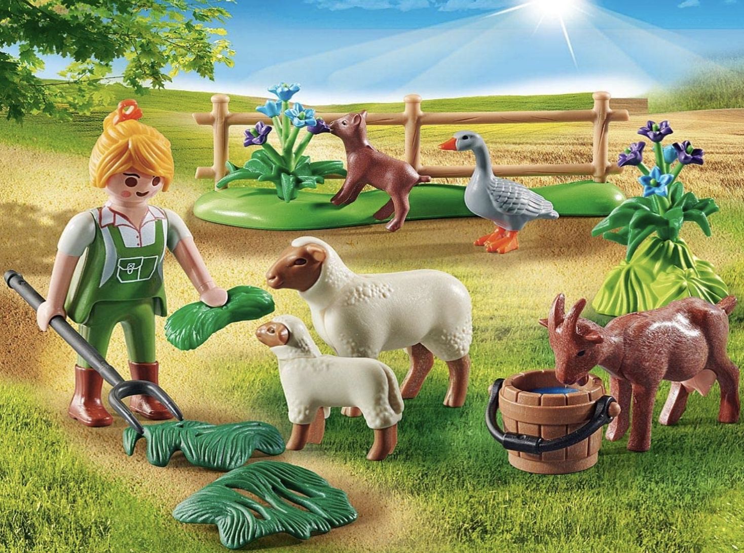 PLAYMOBIL Country 70608 Geschenkset Bäuerin mit Weidetieren für 3,99€ (statt 11€)   Prime