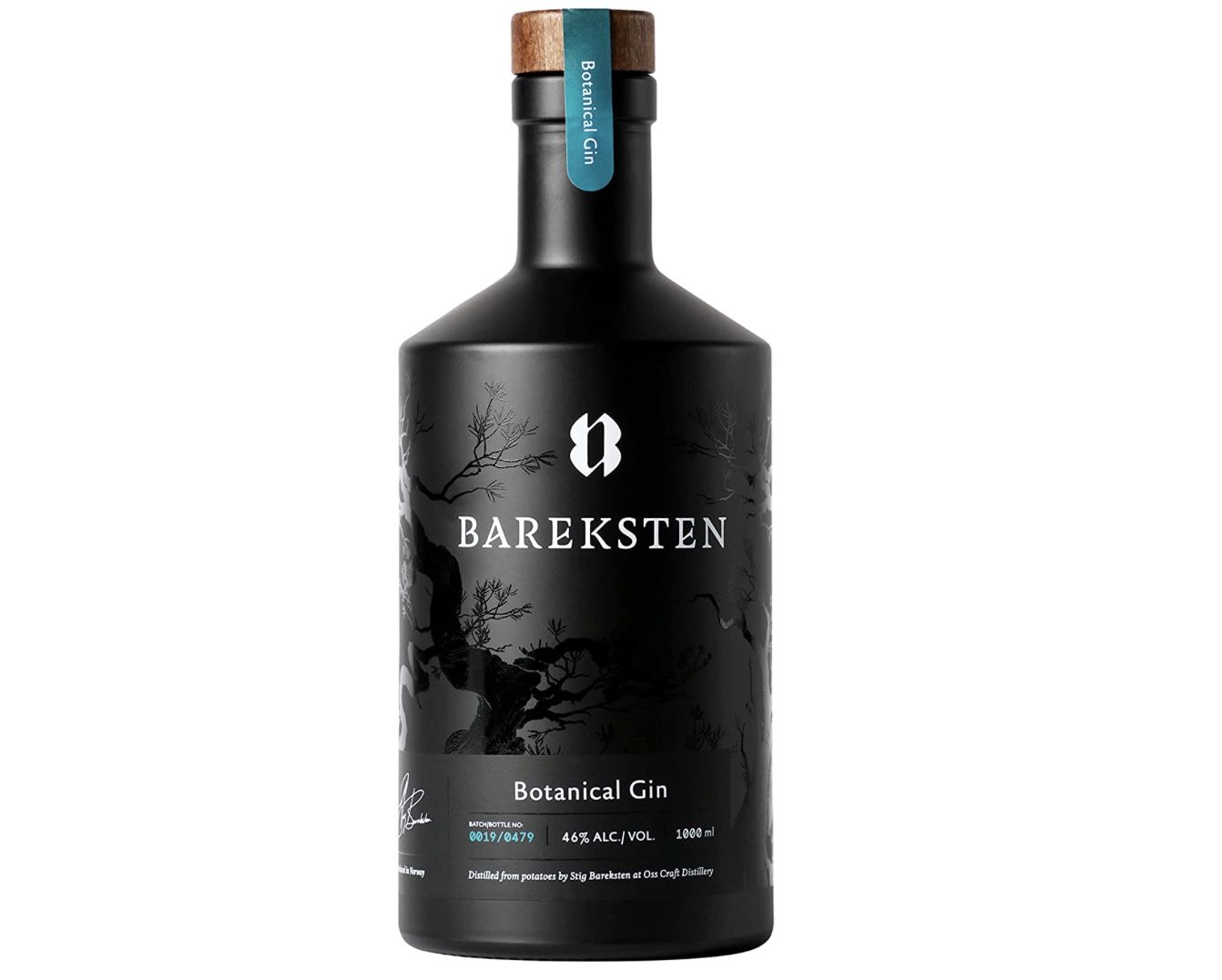 1L Bareksten Botanical Gin (46%) für 40€ (statt 46€)