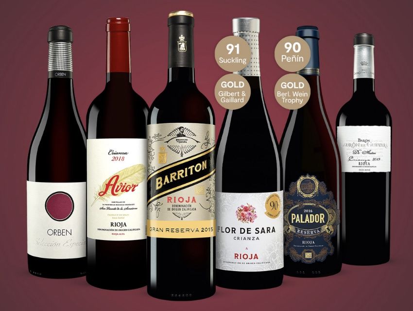 6 Flaschen Rioja Rotwein im Genießer Paket für 52,89€ (statt 70€)