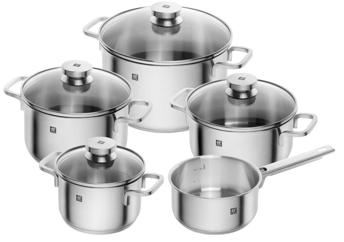 Zwilling Focus 5 tlg. Topf Set inkl. 4 Deckel für 129€ (statt 160€)