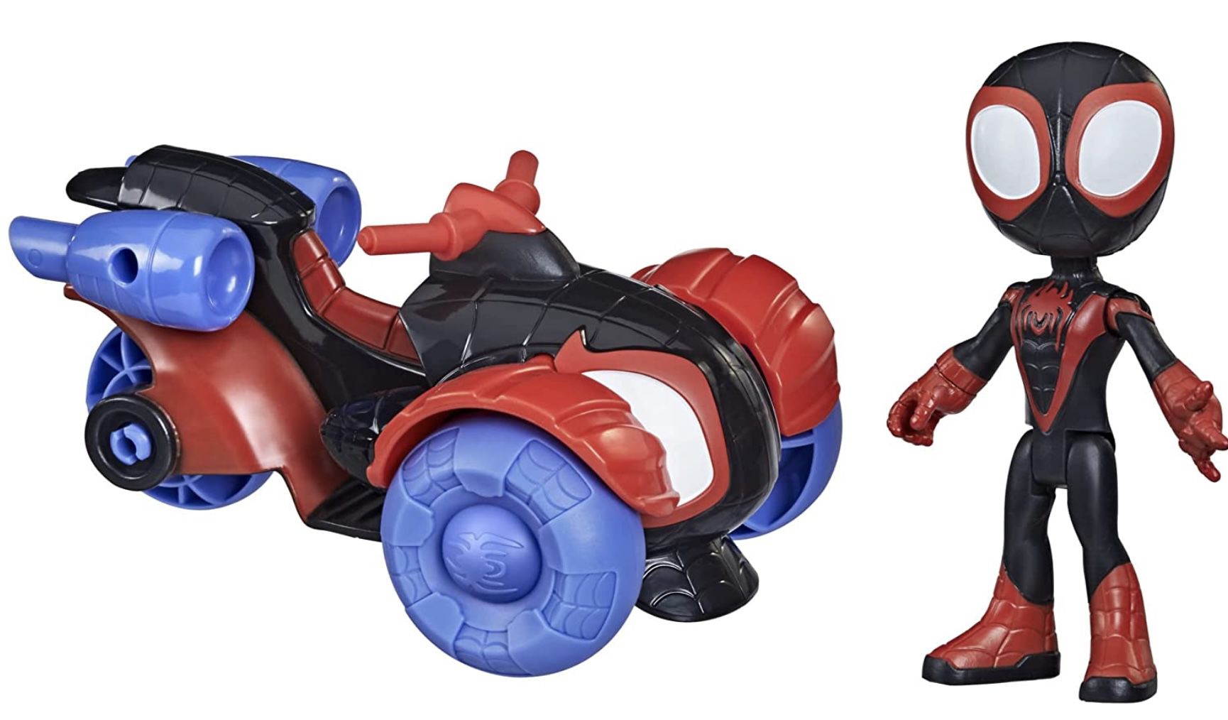 Marvel Miles Morales Ac­tion Fi­gur und Tech­no Ra­cer für 16,40€ (statt 23€)   Prime