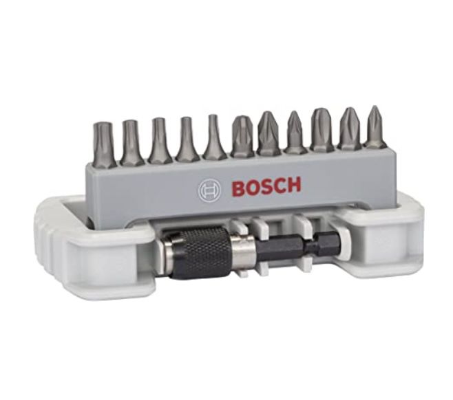 Bosch Professional 11+1tlg. Schrauber Bit Set Extra Hart für 9,85€ (statt 15€)