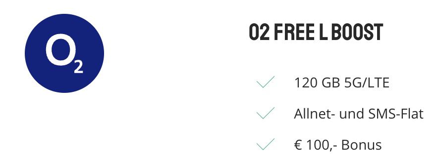 Apple iPhone 13 für 49€ + o2 Allnet Flat mit 120GB 5G/LTE für 44,99€ mtl. + 100€ Bonus