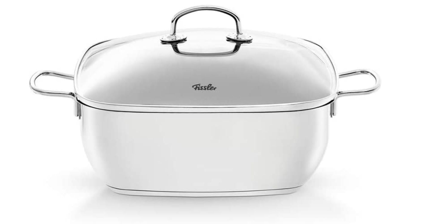 Fissler Secural Edelstahl Bräter mit 6,5 L & Ø 28 cm für 74€ (statt 121€)