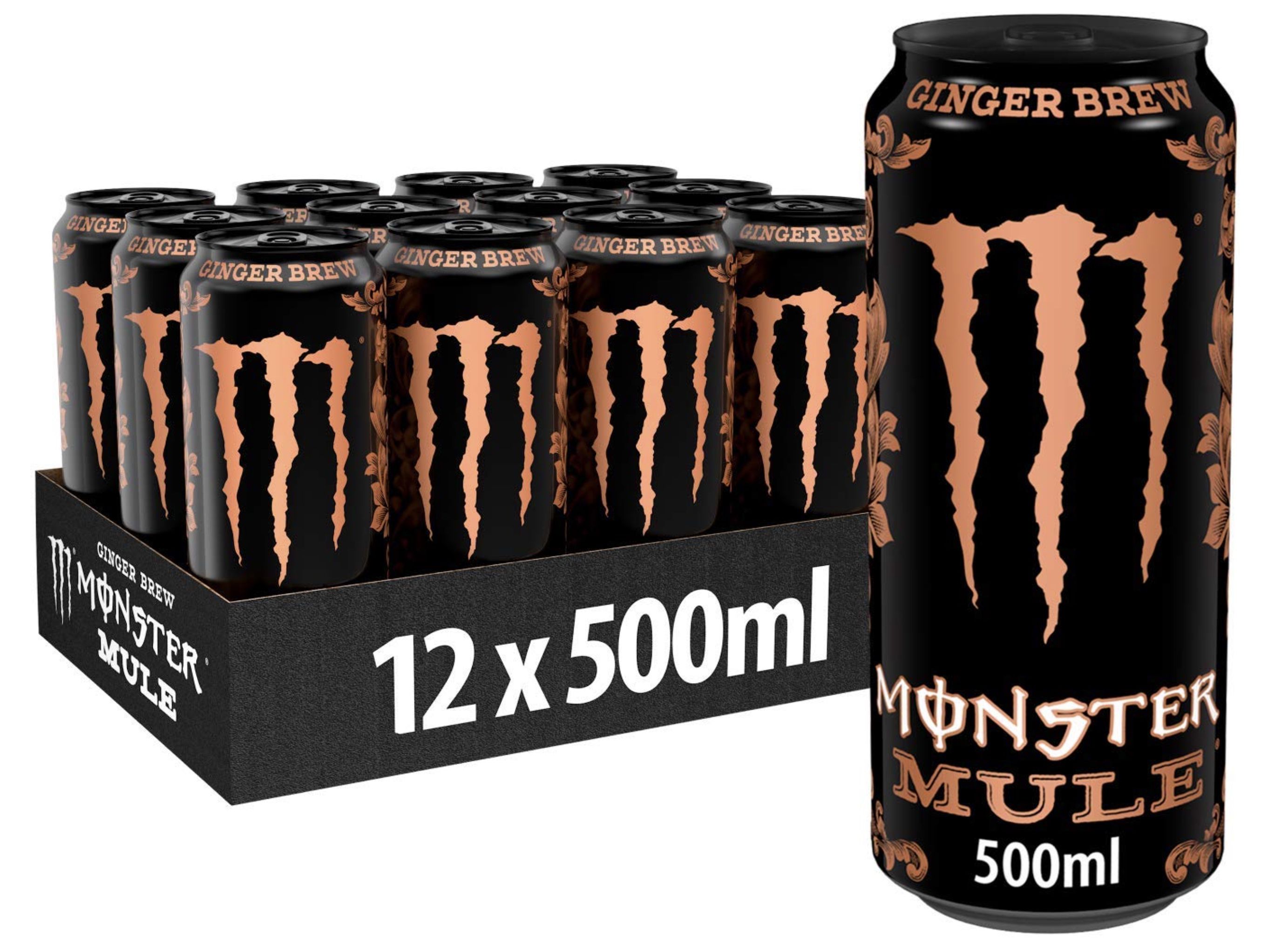 12x Monster Energy Mule mit Ingwer Flavor und Zero Zucker für 13,49€ + Pfand