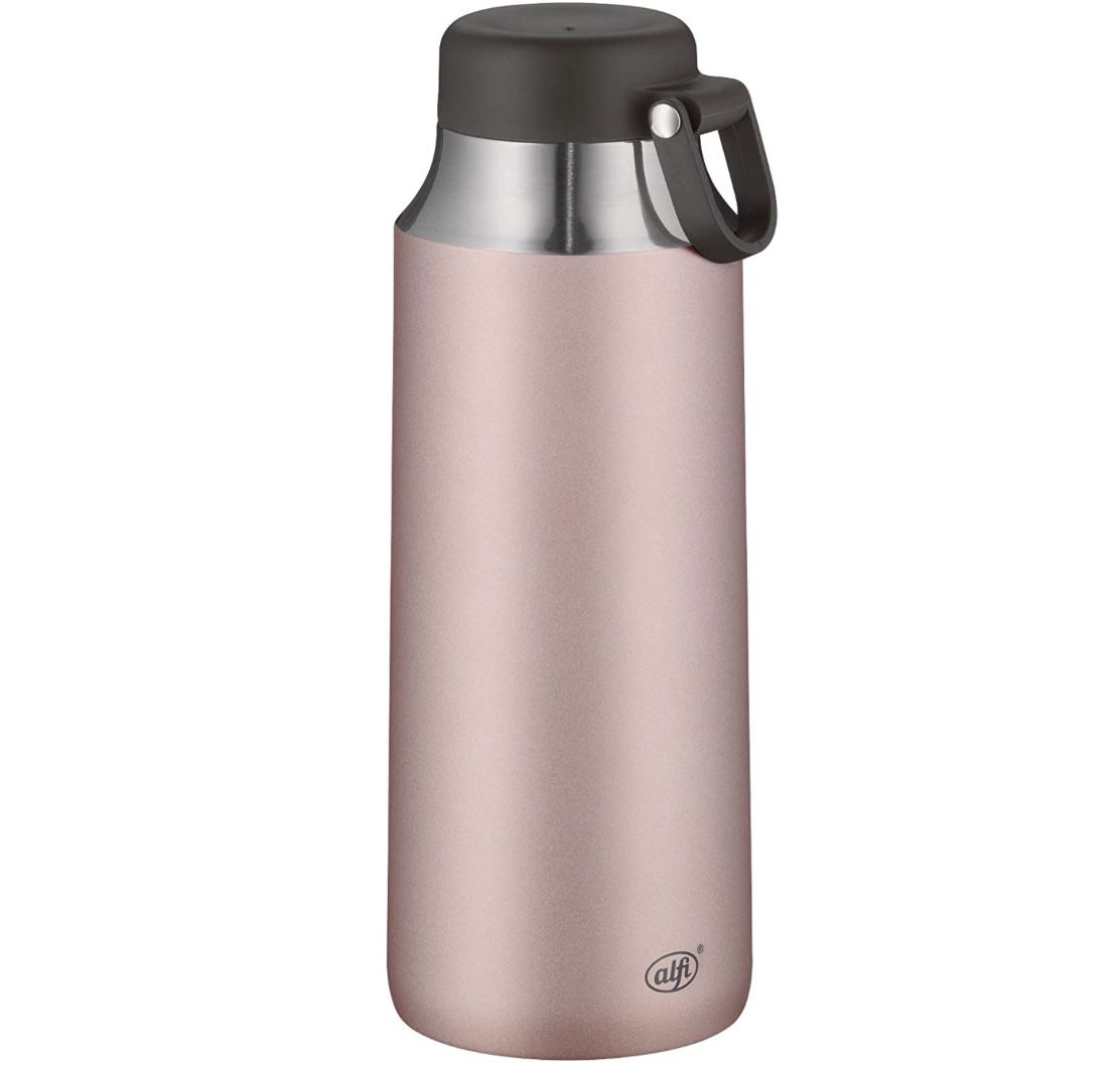 alfi Isolierflasche City Tea Bottle in Rosa und Grau für 14,60€ (statt 20€)   Prime