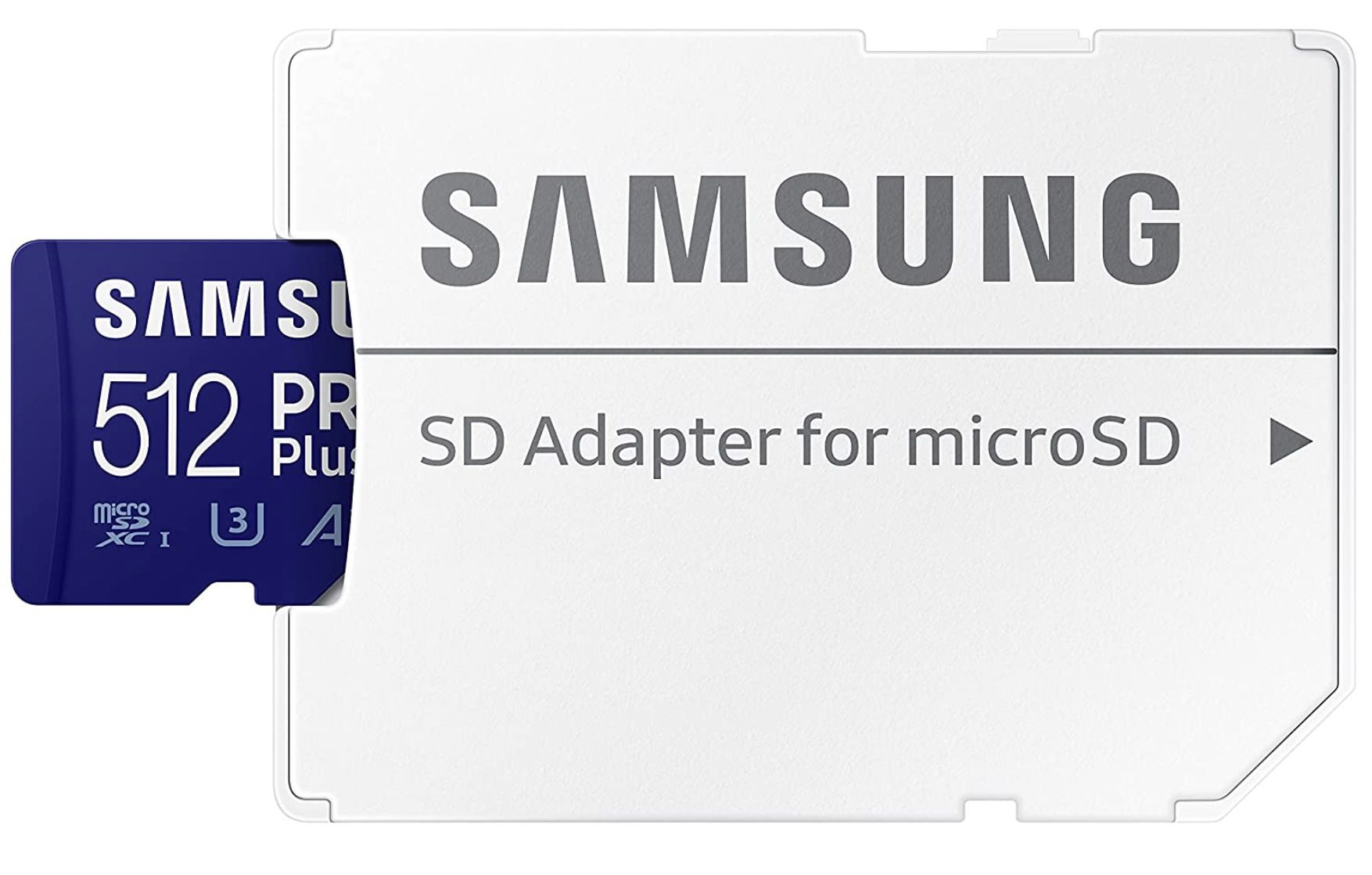 Samsung PRO Plus 512GB microSDXC inkl. SD Adapter für 34,99€ (statt 49€)