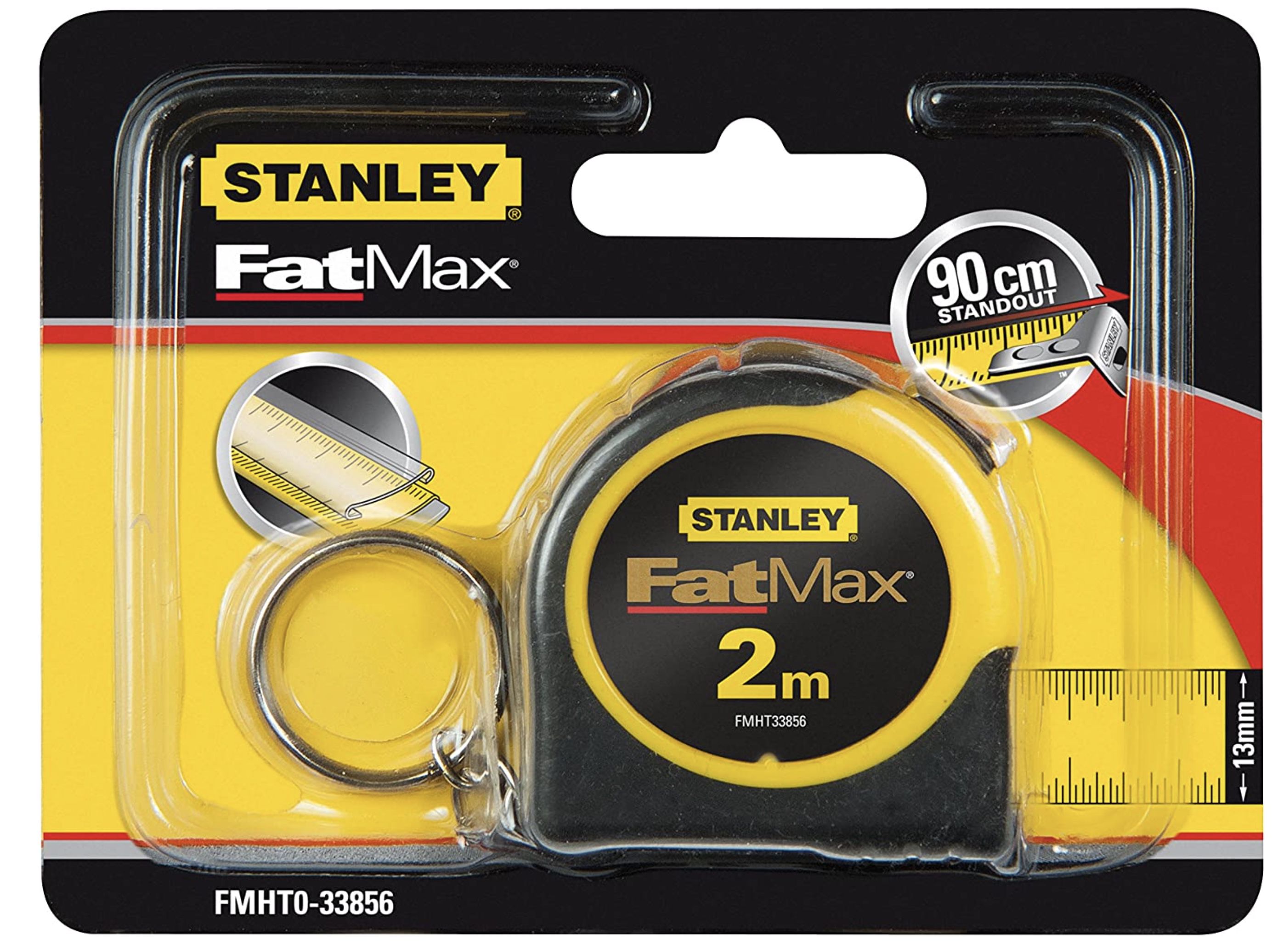 Stanley FatMax Bandmass 2m mit Powerlock für 4€ (statt 10€)   Prime