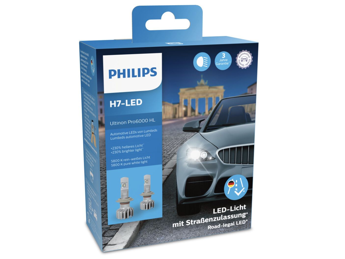 Philips Ultinon Pro6000 H7 LED Scheinwerferlampe für 83,30€ (statt 90€)