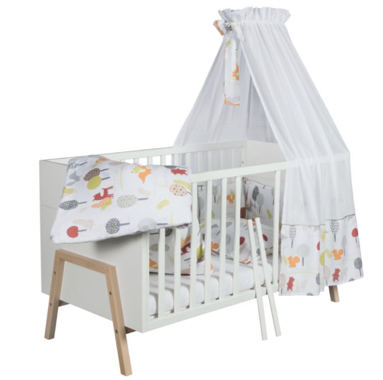Schardt Holly Nature Komplett Babyzimmer (Bett, Wickeltisch, Schrank) für 889,99€ (statt 1.090€)